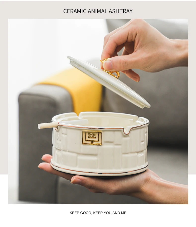 Nordic Luxury Ashtray Decoration Home Living Room Desk Creative Ashtray Boyfriend Gift Cenicero Tobacco Accessories BC50YHG 
Nordic Luxury Ashtray Decoration Home Living Room Desk Creative Ashtray Boyfriend Gift Cenicero Tobacco Accessories BC50YHG