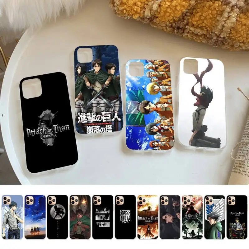 LVTLV Attack on Titan Phone Case for iPhone 11 12 pro XS MAX 8 7 6 6S Plus X 5S SE 2020 XR cover
LVTLV Attack on Titan Phone Case for iPhone 11 12 pro XS MAX 8 7 6 6S Plus X 5S SE 2020 XR cover