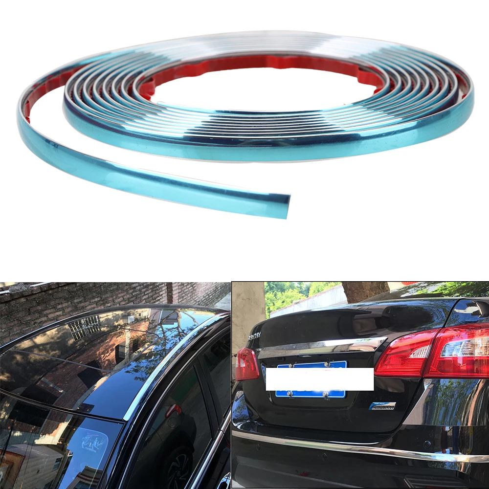 Self Adhesive Side Door Chrome Strip Styling Mouldings Silver Universal Car Rearview Mirror Bumper Protector Tape
Self Adhesive Side Door Chrome Strip Styling Mouldings Silver Universal Car Rearview Mirror Bumper Protector Tape