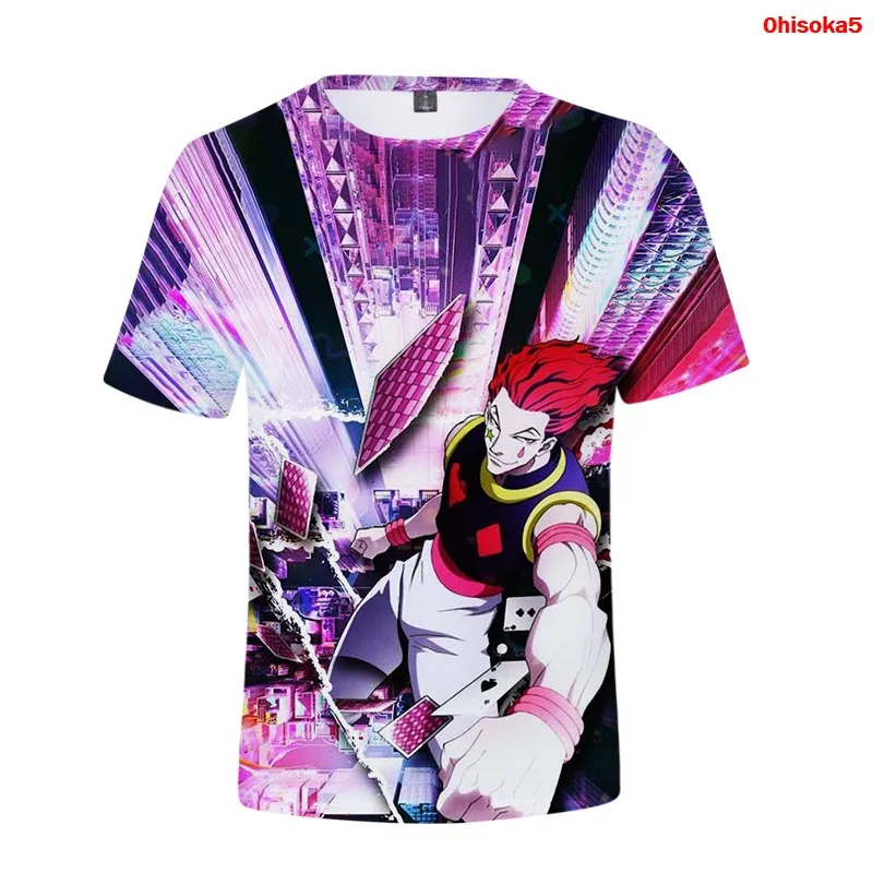 Футболка Kawaii Hunter X Hunter Мужская, забавные летние топы, мультяшный рисунок, HISOKA MOROW HxH Graphic, футболка в стиле Харадзюку, аниме, унисекс
Футболка Kawaii Hunter X Hunter Мужская, забавные летние топы, мультяшный рисунок, HISOKA MOROW HxH Graphic, футболка в стиле Харадзюку, аниме, унисекс
