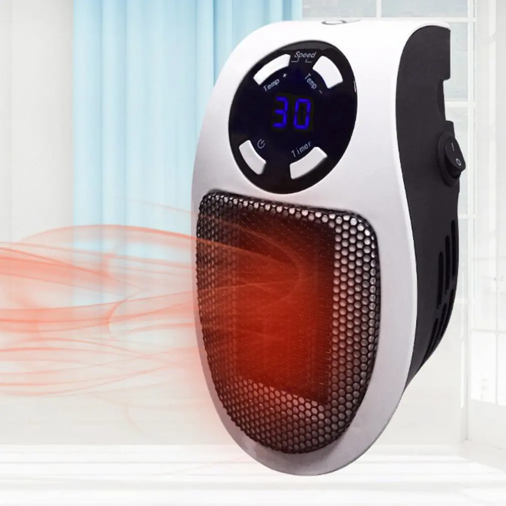 Portable Electric Heater 500W Safe Quiet Ceramic Fan Heater Plug In Air Warmer Wall-mounted Led Heater 220V Stove Radiator Warm
Portable Electric Heater 500W Safe Quiet Ceramic Fan Heater Plug In Air Warmer Wall-mounted Led Heater 220V Stove Radiator Warm
