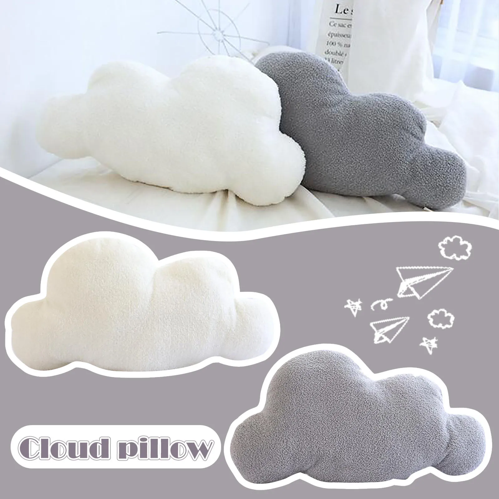 Newest Plush Sky Pillows Skin-friendly White Cloud Star Moon Angel Wings Soft Stuffed Decor Pillows Cute Baby Sky Pillow Cushion
Newest Plush Sky Pillows Skin-friendly White Cloud Star Moon Angel Wings Soft Stuffed Decor Pillows Cute Baby Sky Pillow Cushion