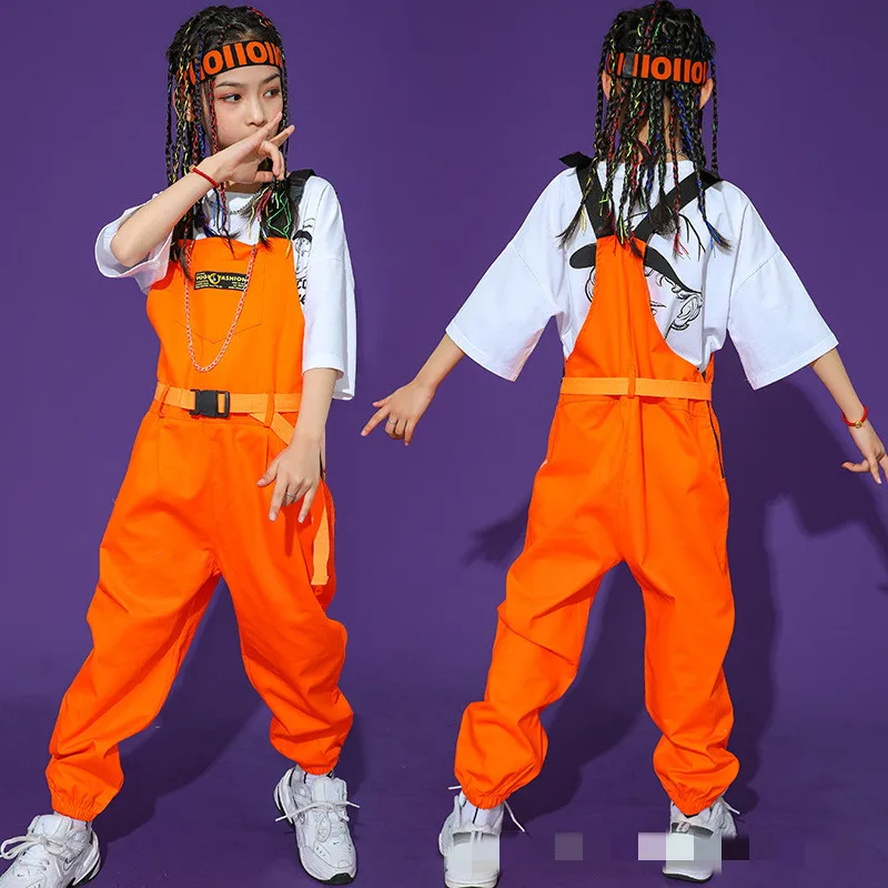Kids Hip Hop Dancing Clothing Carnival Outfits Tshirt Overalls Jumpsuit Pants For Girls Dance Wear Costume Stage Show Clothes
Kids Hip Hop Dancing Clothing Carnival Outfits Tshirt Overalls Jumpsuit Pants For Girls Dance Wear Costume Stage Show Clothes