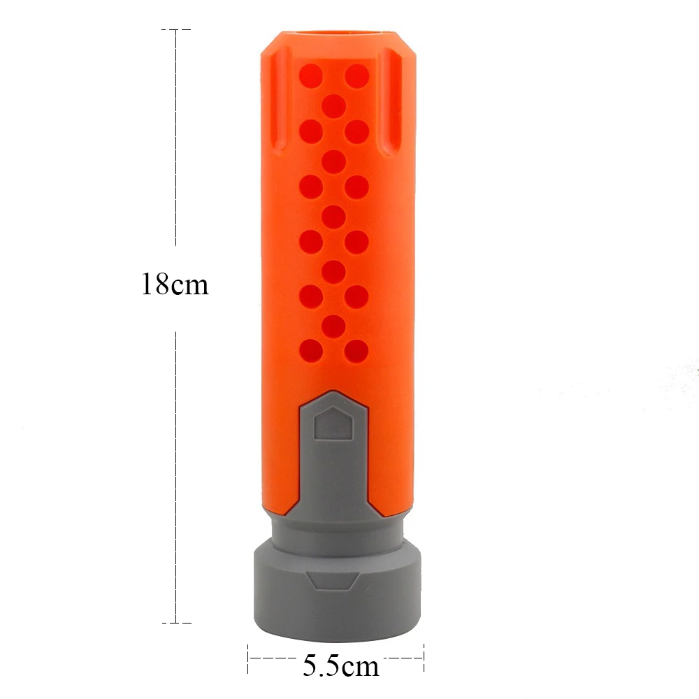 1Pcs Toys Muffler Accessories Modified Front Tube Decoration for Nerf Orange Grey + Black For Nerf gun Accessory
1Pcs Toys Muffler Accessories Modified Front Tube Decoration for Nerf Orange Grey + Black For Nerf gun Accessory