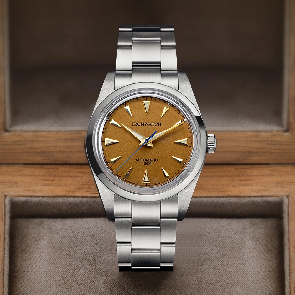 IRONWATCH Vintage Style 36mm Wrist Watch Miyota 9015 Automatic Mechanical Sapphire Glass BGW-9 Super Luminous 200M Waterproof
IRONWATCH Vintage Style 36mm Wrist Watch Miyota 9015 Automatic Mechanical Sapphire Glass BGW-9 Super Luminous 200M Waterproof