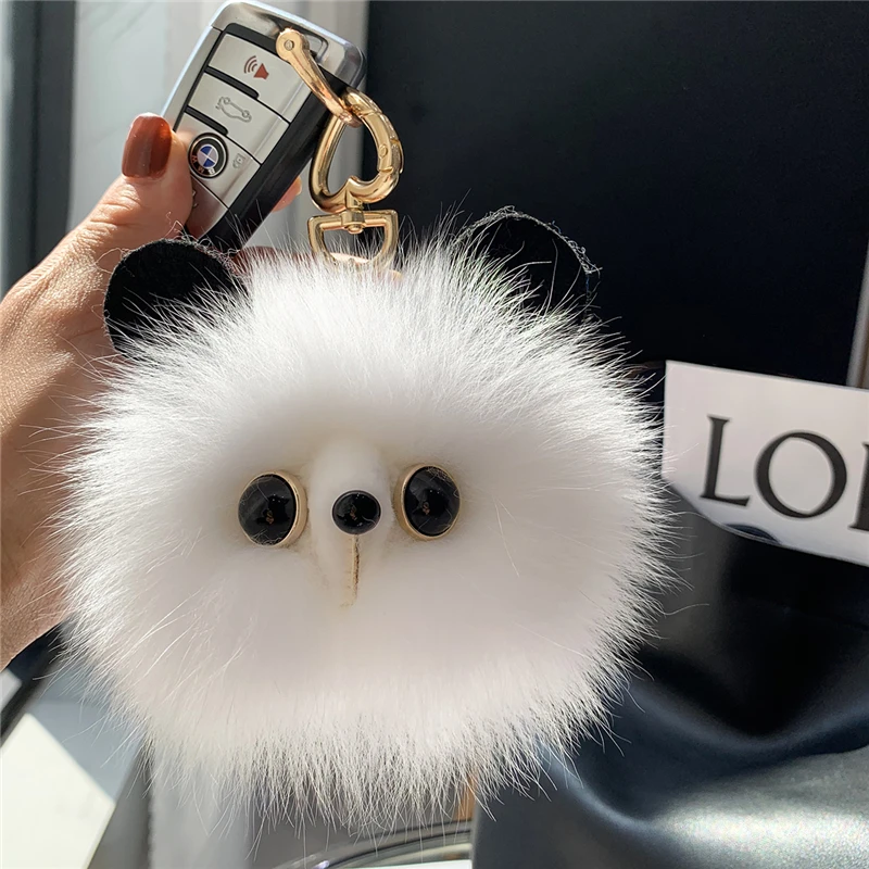 Fluffy Natural Real Fox Fur Pompom Ball Keychain Women Bag Charm Ornaments Cute Plush Pendant Car Keyring Ring Gift Trinkets
Fluffy Natural Real Fox Fur Pompom Ball Keychain Women Bag Charm Ornaments Cute Plush Pendant Car Keyring Ring Gift Trinkets