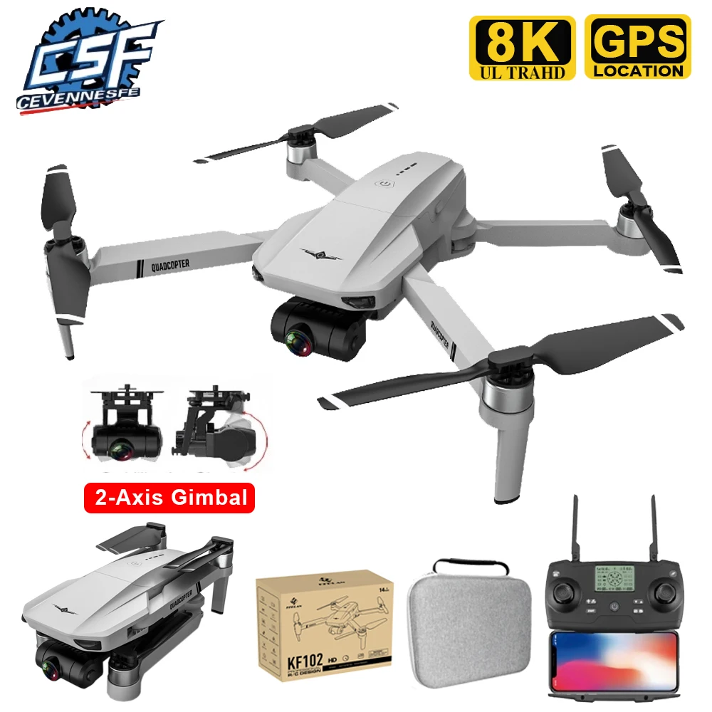 2021 New KF102 Drone 4K HD Camera With 5G FPV GPS Brushless Motor 2-Axis Anti-Shake Gimbal RC Quadcopter Professional Dron Toys
2021 New KF102 Drone 4K HD Camera With 5G FPV GPS Brushless Motor 2-Axis Anti-Shake Gimbal RC Quadcopter Professional Dron Toys