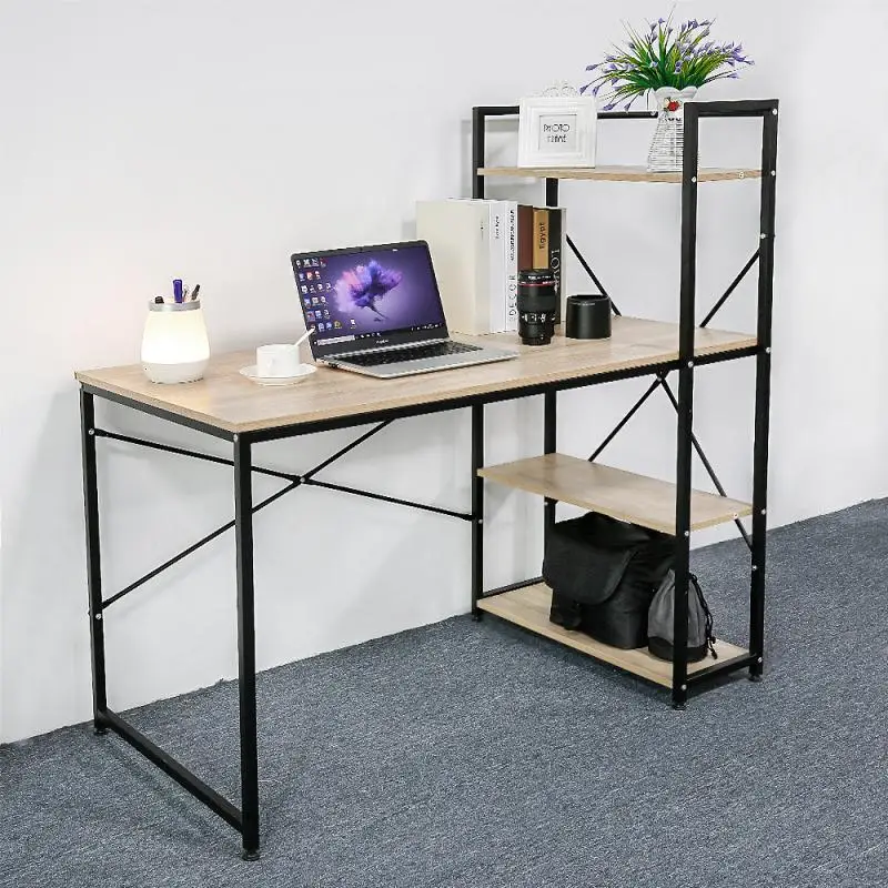 Large 120*64*121cm Multifunctional Computer Desk With Bookshelf Storage Table Waterproof Wear-resistant Anti-fading Table HWC
Large 120*64*121cm Multifunctional Computer Desk With Bookshelf Storage Table Waterproof Wear-resistant Anti-fading Table HWC