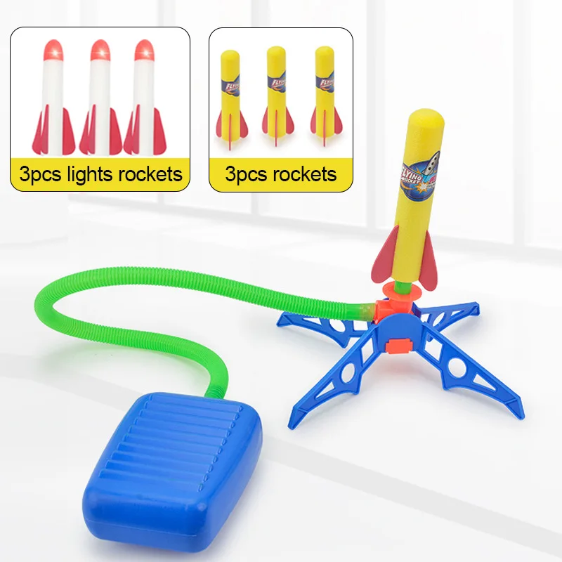 Kids Rocket Launcher Step Pump Power Air EVA Foam Cotton Outdoor Family Games Birthday Gifts Sports Toys For Children
Kids Rocket Launcher Step Pump Power Air EVA Foam Cotton Outdoor Family Games Birthday Gifts Sports Toys For Children
