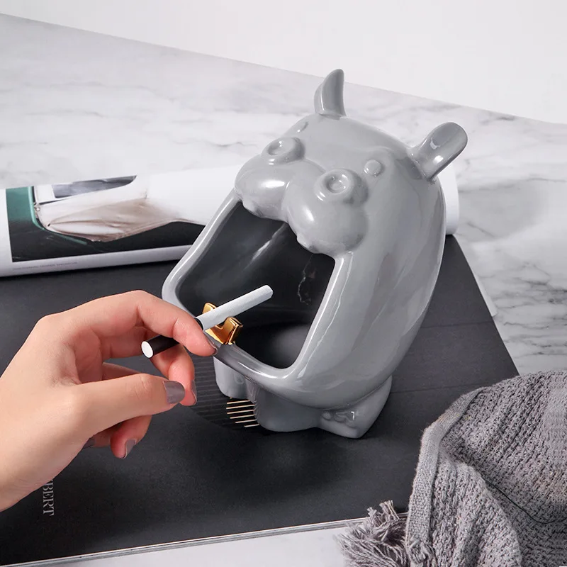 Creative Ceramic Ashtray Cute Animal Personality Trend Ashtray Anti-fly Ash Home Living Room Storage Decoration Ornaments
Creative Ceramic Ashtray Cute Animal Personality Trend Ashtray Anti-fly Ash Home Living Room Storage Decoration Ornaments