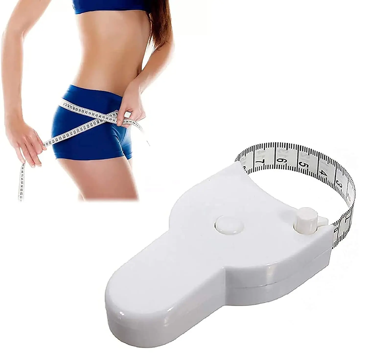 60inch Automatic Telescopic Tape Measure Digital Body Measuring Ruler for Waist Hip Bust Arms Thigh Clothing Sewing Tool New
60inch Automatic Telescopic Tape Measure Digital Body Measuring Ruler for Waist Hip Bust Arms Thigh Clothing Sewing Tool New