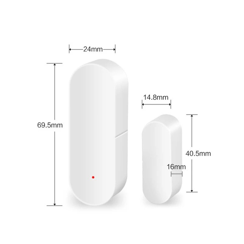 Smart WiFi Door Sensor Door Open/Closed Detectors Tuya/smart Life App Notification Window Sensor Magnetic Alert Security Alarm
Smart WiFi Door Sensor Door Open/Closed Detectors Tuya/smart Life App Notification Window Sensor Magnetic Alert Security Alarm