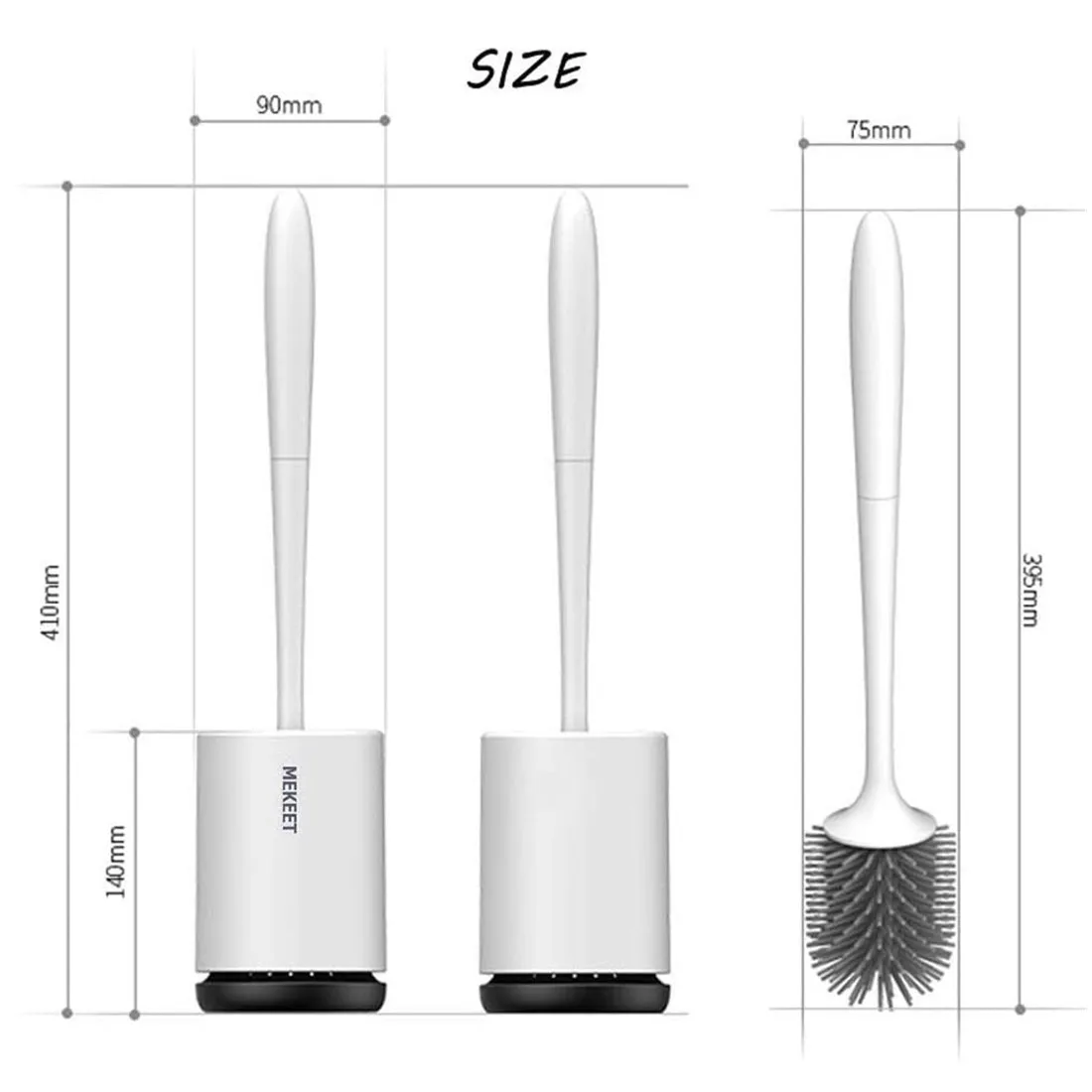 Long handle soft bristle toilet brush Toilet brush Free punching Cleaning soft glue brush
Long handle soft bristle toilet brush Toilet brush Free punching Cleaning soft glue brush
