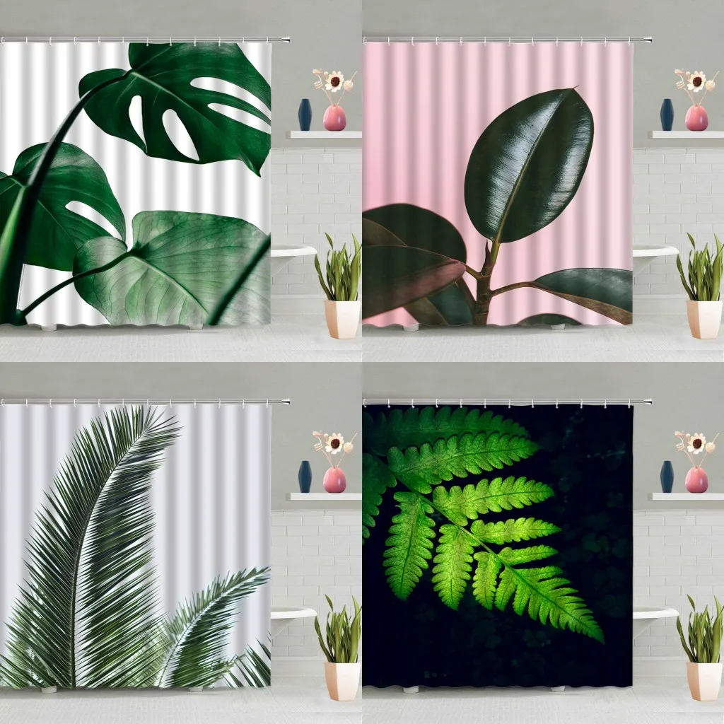 Leaves Plants Shower Curtain Nordic Modern Living Room Bedroom Decoration Bathroom Curtains Washable With Hooks Set Home Decor
Leaves Plants Shower Curtain Nordic Modern Living Room Bedroom Decoration Bathroom Curtains Washable With Hooks Set Home Decor