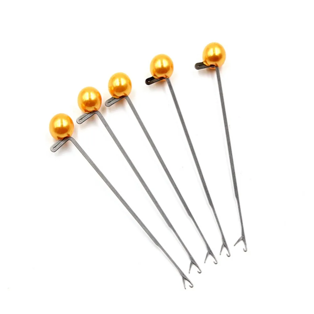 5pcs Fishing Needles 7.5cm Metal Baiting Needles Silver Yellow Carp Boilie Needles Fishing Lead Core Rigs Splicing Tools Access
5pcs Fishing Needles 7.5cm Metal Baiting Needles Silver Yellow Carp Boilie Needles Fishing Lead Core Rigs Splicing Tools Access