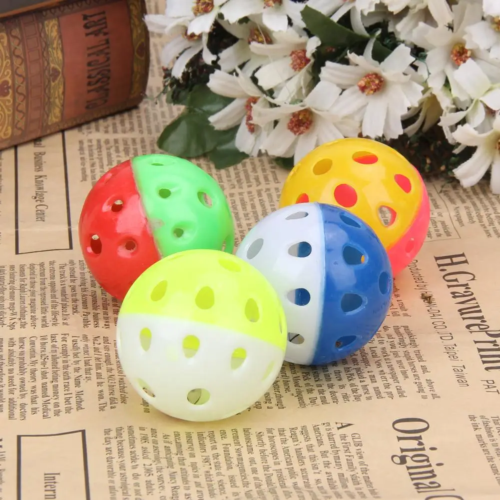 Colourful 18Pcs/Set 4cm Plastic Pet Cat Kitten Play Balls With Jingle Bell Pounce Chase Rattle Toy For Cat pet
Colourful 18Pcs/Set 4cm Plastic Pet Cat Kitten Play Balls With Jingle Bell Pounce Chase Rattle Toy For Cat pet