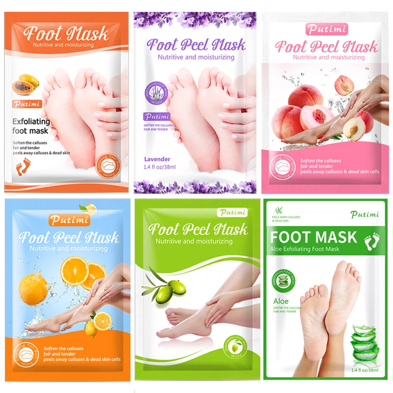 PUTIMI 6Pair Whitening Foot Mask Exfoliating Foot Spa Dead Skin Calluses Remove Moisturizing Peeling Foot Patch Pedicure Socks
PUTIMI 6Pair Whitening Foot Mask Exfoliating Foot Spa Dead Skin Calluses Remove Moisturizing Peeling Foot Patch Pedicure Socks