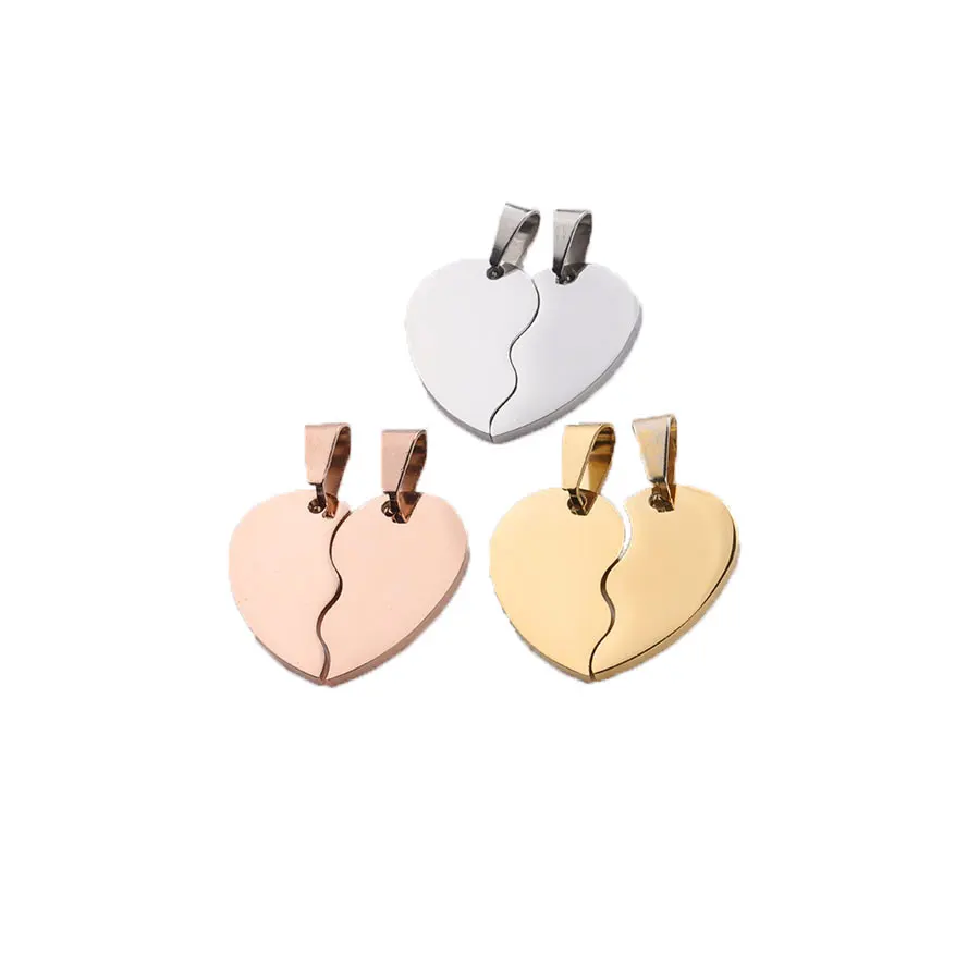 10Pairs/Lot Split Heart Charms Mirror Polish Stainless Steel Charms For DIY Making Necklace Bracelets Lovers Fashion Jewelry
10Pairs/Lot Split Heart Charms Mirror Polish Stainless Steel Charms For DIY Making Necklace Bracelets Lovers Fashion Jewelry