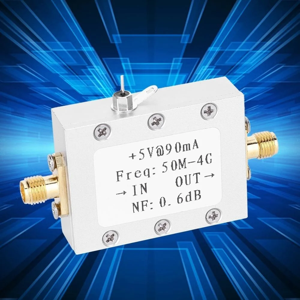 1PC RF Amplifier Low Noise Amplifier Ham Radio Module LNA 50M-4GHz NF=0.6dB RF FM HF VHF / UHF Ham Radio -110dBm
1PC RF Amplifier Low Noise Amplifier Ham Radio Module LNA 50M-4GHz NF=0.6dB RF FM HF VHF / UHF Ham Radio -110dBm
