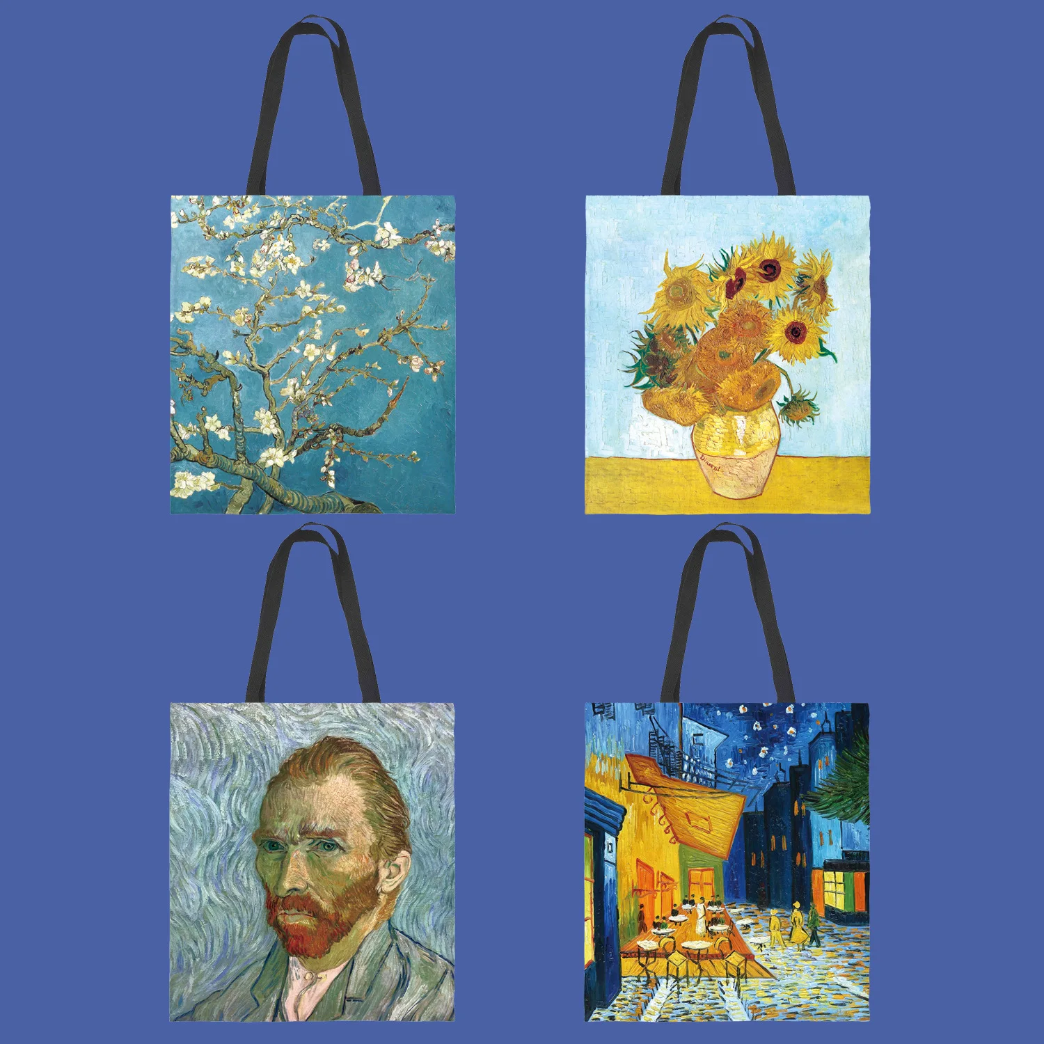 Van Gogh Shopping Bag Graphic Tote Harajuku Shopper Bag Women Canvas Shoulder Bag Female Funny Eco Large-capacity Shoulder Bag
Van Gogh Shopping Bag Graphic Tote Harajuku Shopper Bag Women Canvas Shoulder Bag Female Funny Eco Large-capacity Shoulder Bag