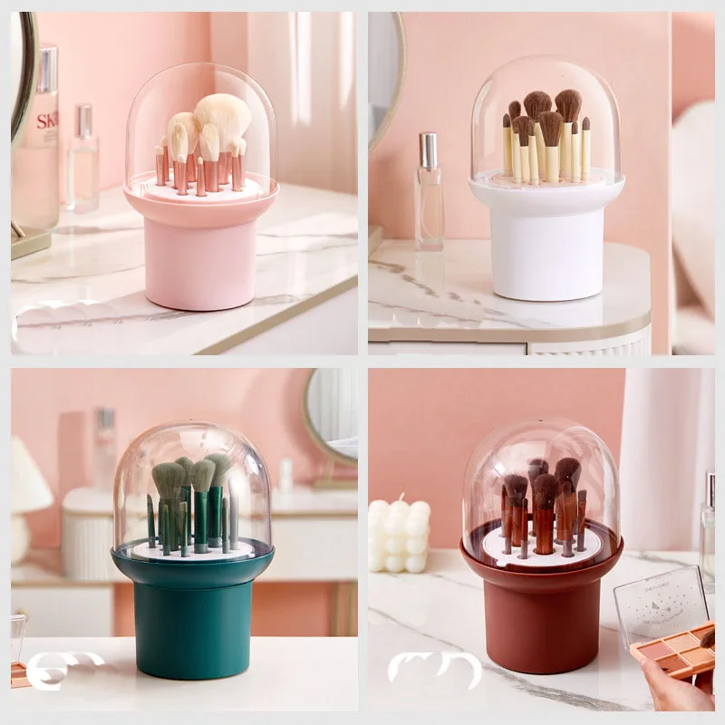 Lady's Cosmetic Storage Case Make Up Brush Storage Box Makeup Tool Pen Nail Polish Transparent With Cover Organizer Bucket
Lady's Cosmetic Storage Case Make Up Brush Storage Box Makeup Tool Pen Nail Polish Transparent With Cover Organizer Bucket