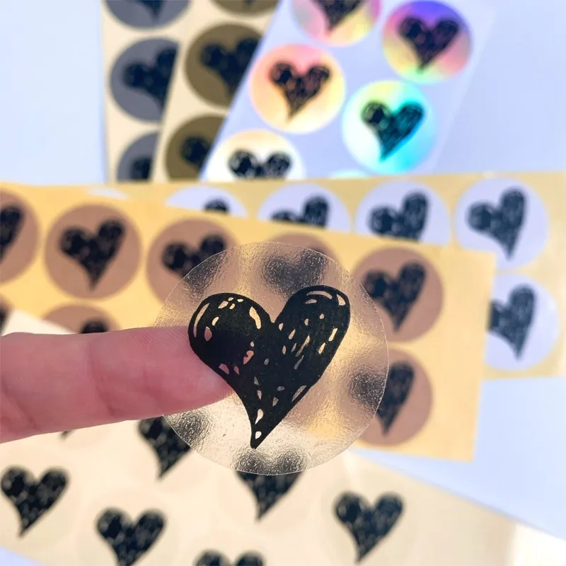 100pcs Creative Black hand painted love heart packaging sealing sticker Customized Baking Seal Sticker DIY Gifts sealing label
100pcs Creative Black hand painted love heart packaging sealing sticker Customized Baking Seal Sticker DIY Gifts sealing label