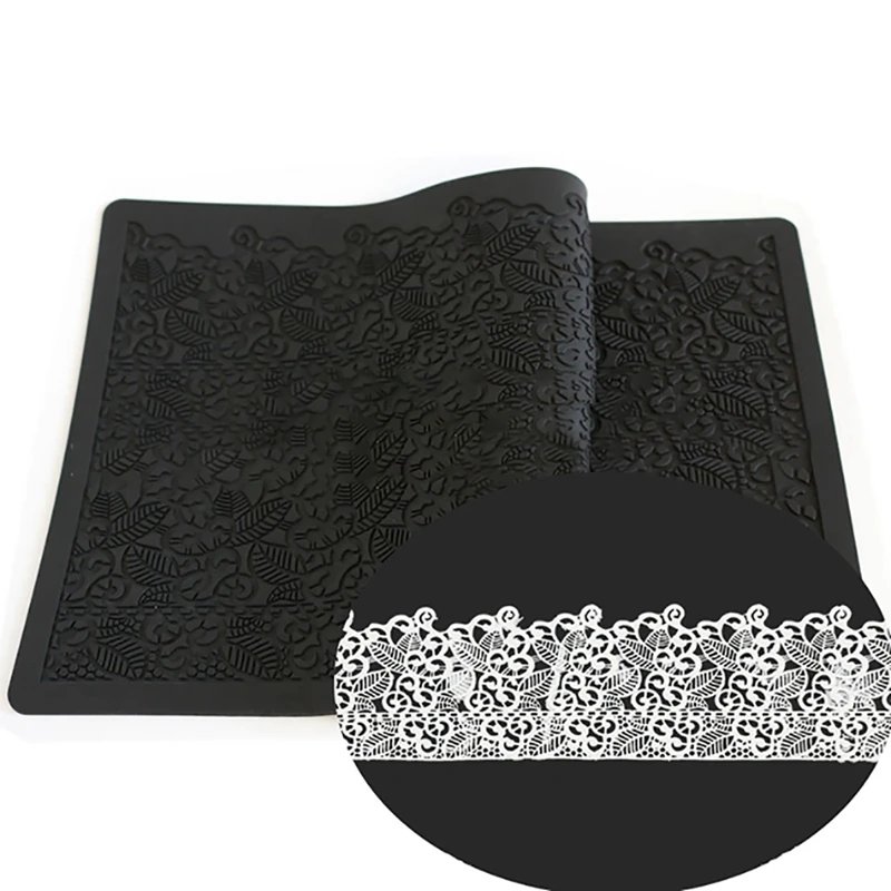 1PC Cake Fondant Mat Silicone Cake Decorating Tool Lace Fondant Mold Embossing Mat DIY Pastry Baking Tool Kitchen Accessories
1PC Cake Fondant Mat Silicone Cake Decorating Tool Lace Fondant Mold Embossing Mat DIY Pastry Baking Tool Kitchen Accessories