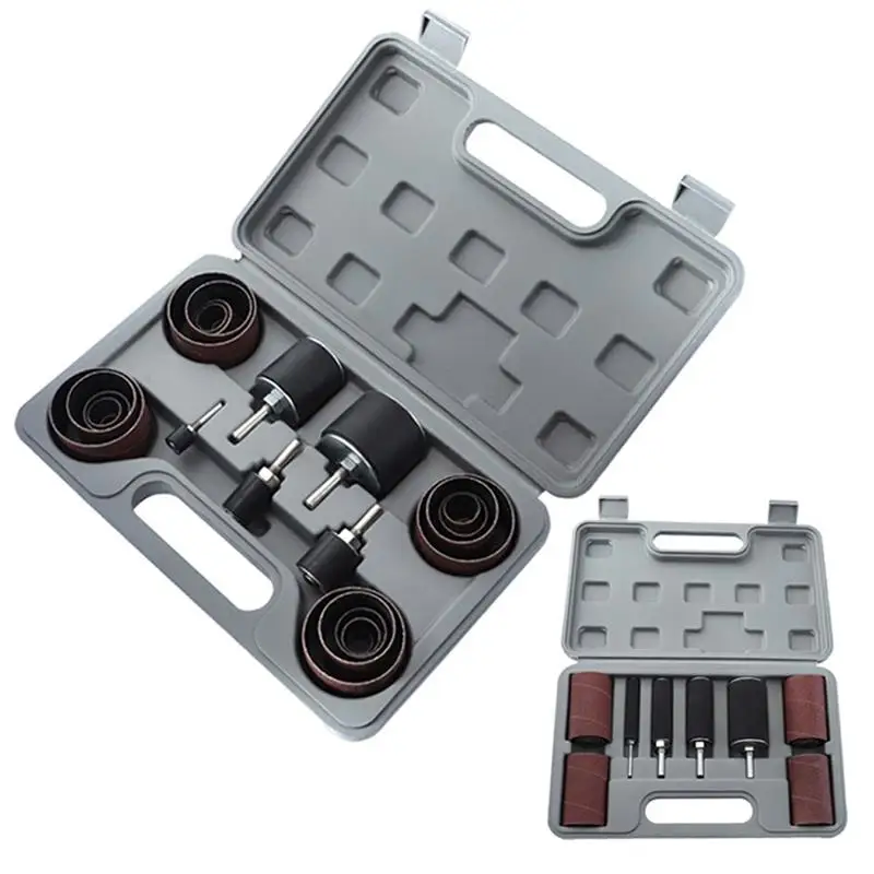 Sand Paper Roll Drum Sander Kit Sanding Belt Grit 80 120 Sandpaper Long Short With Spindle Case For Drill Press Rotary Tools
Sand Paper Roll Drum Sander Kit Sanding Belt Grit 80 120 Sandpaper Long Short With Spindle Case For Drill Press Rotary Tools