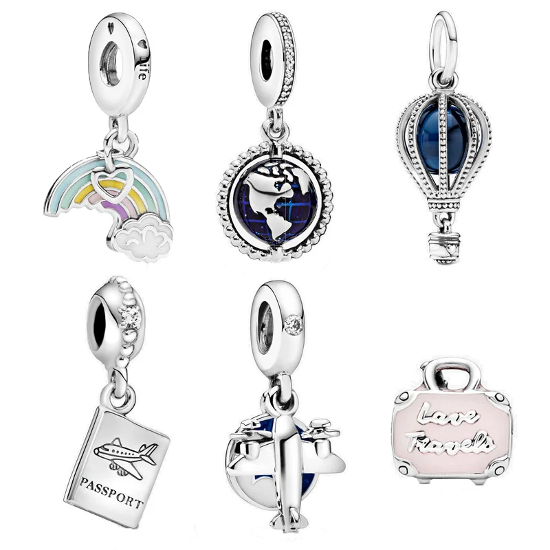 Hot Sale 100% Real 925 Sterling Silver Summer travel collection Charm Fit Original Pandora Bracelet Making Fashion DIY Jewelry F
Hot Sale 100% Real 925 Sterling Silver Summer travel collection Charm Fit Original Pandora Bracelet Making Fashion DIY Jewelry F