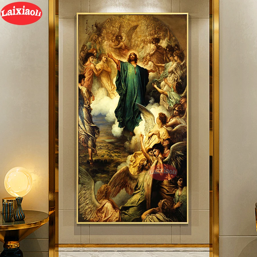 Ascension Of The Lord DIY 5D Diamond Painting Full Square Drill Resin angel Diamond Embroidery Cross Stitch Mosaic Home Decor
Ascension Of The Lord DIY 5D Diamond Painting Full Square Drill Resin angel Diamond Embroidery Cross Stitch Mosaic Home Decor