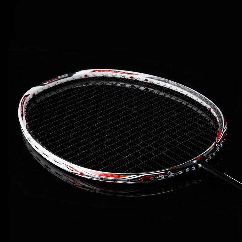 

Ultralight 7U 67g Professional Full Carbon Badminton Racket N90III Strung Badminton Racquet 30 LBS with Grips and Bag