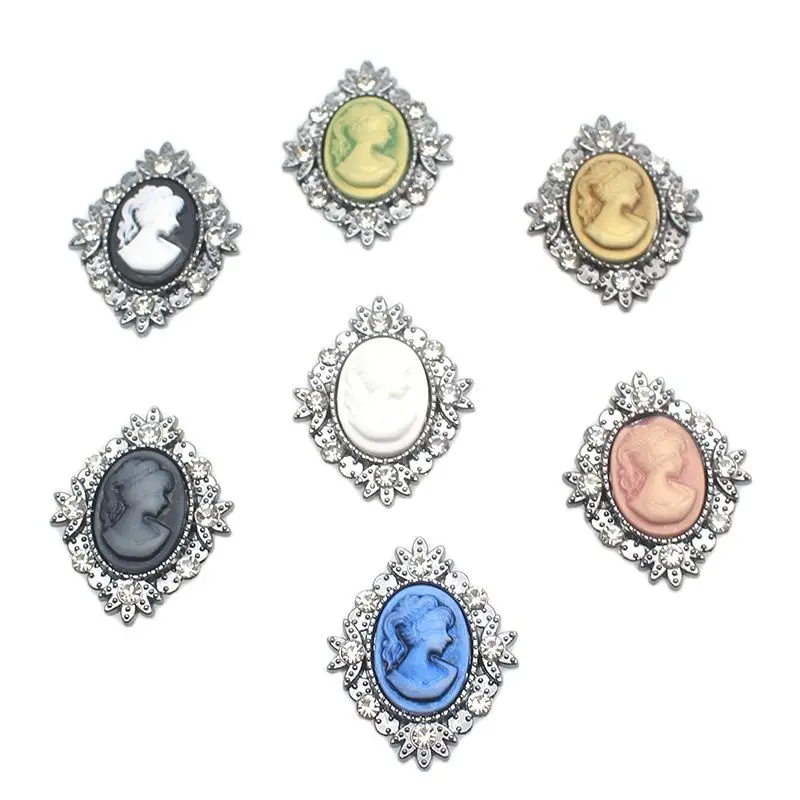 YWXINXI 10 pieces/set 32X25MM resin oval flat back alloy buttons Diy accessories wedding invitations beauty head shiny buc
YWXINXI 10 pieces/set 32X25MM resin oval flat back alloy buttons Diy accessories wedding invitations beauty head shiny buc