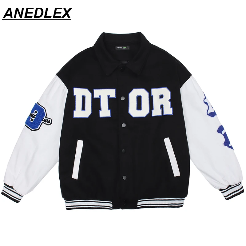 Men Baseball Uniform Jacket Hip Hop Streetwear Letter Embroidery Jacket Coat Fashion Harajuku Cotton Autumn Gothic Jacket Black
Men Baseball Uniform Jacket Hip Hop Streetwear Letter Embroidery Jacket Coat Fashion Harajuku Cotton Autumn Gothic Jacket Black