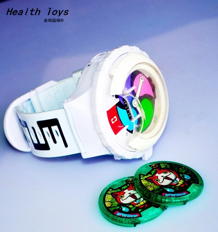 Японские Аниме Yokai часы DX периферийные Yo Kai наручные коллекция медалей эмблема