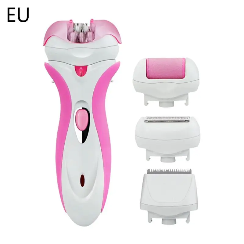 4 in 1 Rechargeable Hair Remover Hair Epilator Shaver Razor Trimmer Painless Machine for Facial Bikini Leg Arms Body Lip 
4 in 1 Rechargeable Hair Remover Hair Epilator Shaver Razor Trimmer Painless Machine for Facial Bikini Leg Arms Body Lip