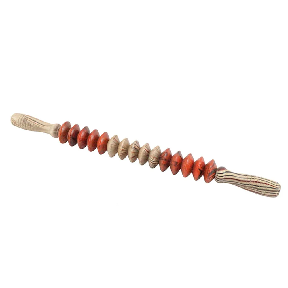 15-Wheel Abdomen Massager Meridian Rod Multifunctional Wooden Fitness Roller Stick Body Waist Muscle Relax Tool
15-Wheel Abdomen Massager Meridian Rod Multifunctional Wooden Fitness Roller Stick Body Waist Muscle Relax Tool