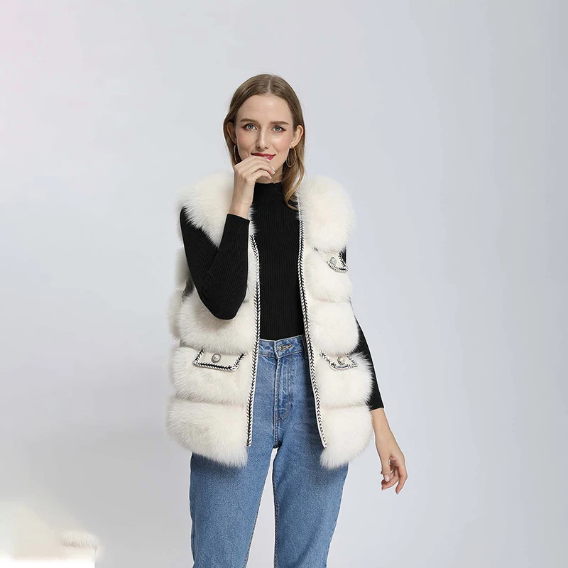 Women Natural Fox Fur Vest Winter Small Fragrant Wind Fox Fur Waist Coat Custom Made Xxxxxl
Women Natural Fox Fur Vest Winter Small Fragrant Wind Fox Fur Waist Coat Custom Made Xxxxxl