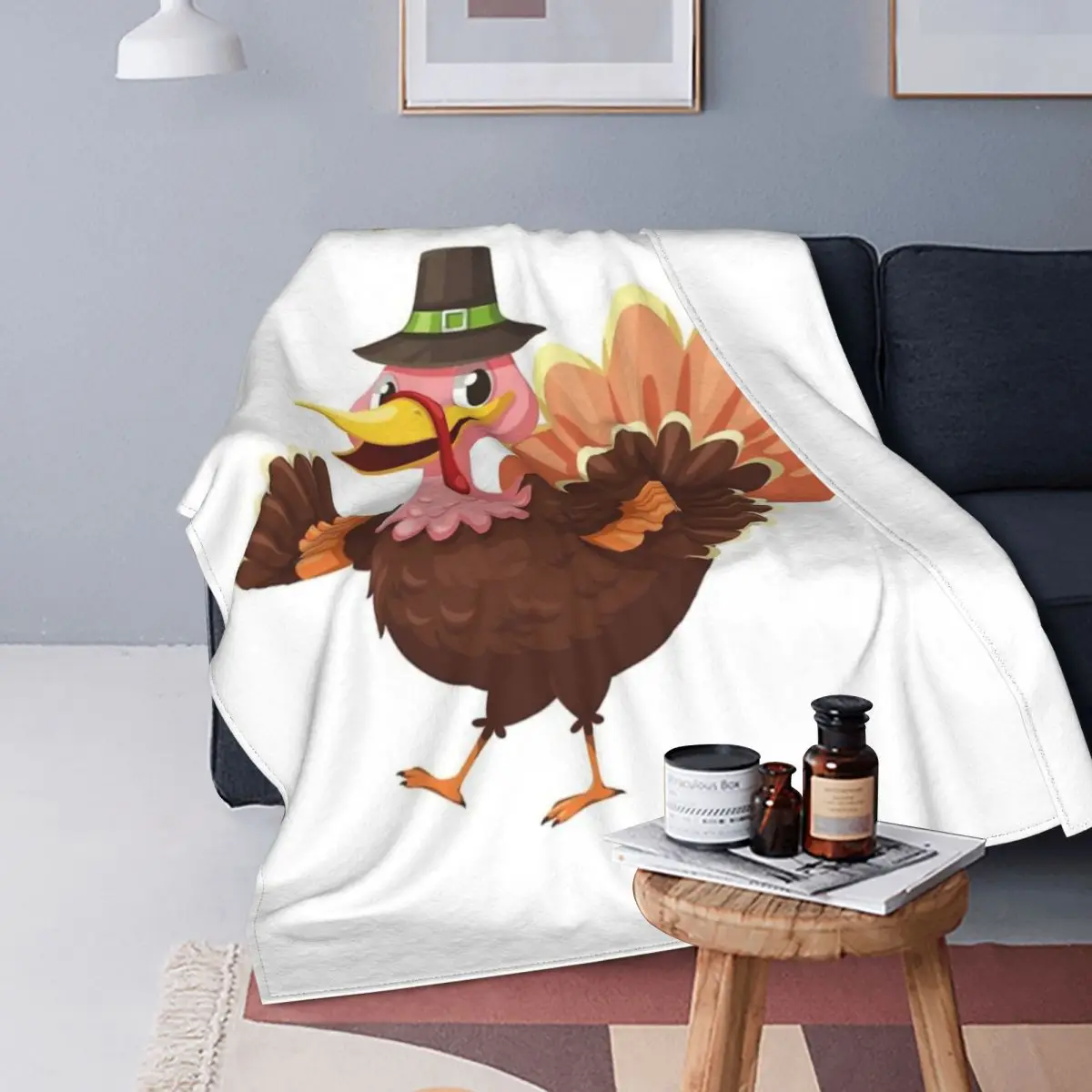 Manta a cuadros para cama, cobertor con diseño divertido de día de pavo, Feliz Día de Acción de Gracias, 3 unidades
Manta a cuadros para cama, cobertor con diseño divertido de día de pavo, Feliz Día de Acción de Gracias, 3 unidades