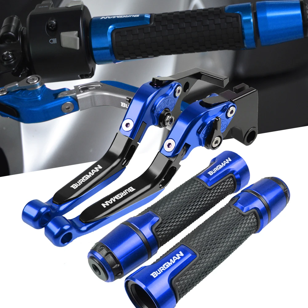 For Suzuki BURGMAN 650 2003-2018 2017 2016 2015 2014 2013 2012 2011 2010 2009 2008 CNC Brake Clutch Lever & Handlebar Grip Ends
For Suzuki BURGMAN 650 2003-2018 2017 2016 2015 2014 2013 2012 2011 2010 2009 2008 CNC Brake Clutch Lever & Handlebar Grip Ends