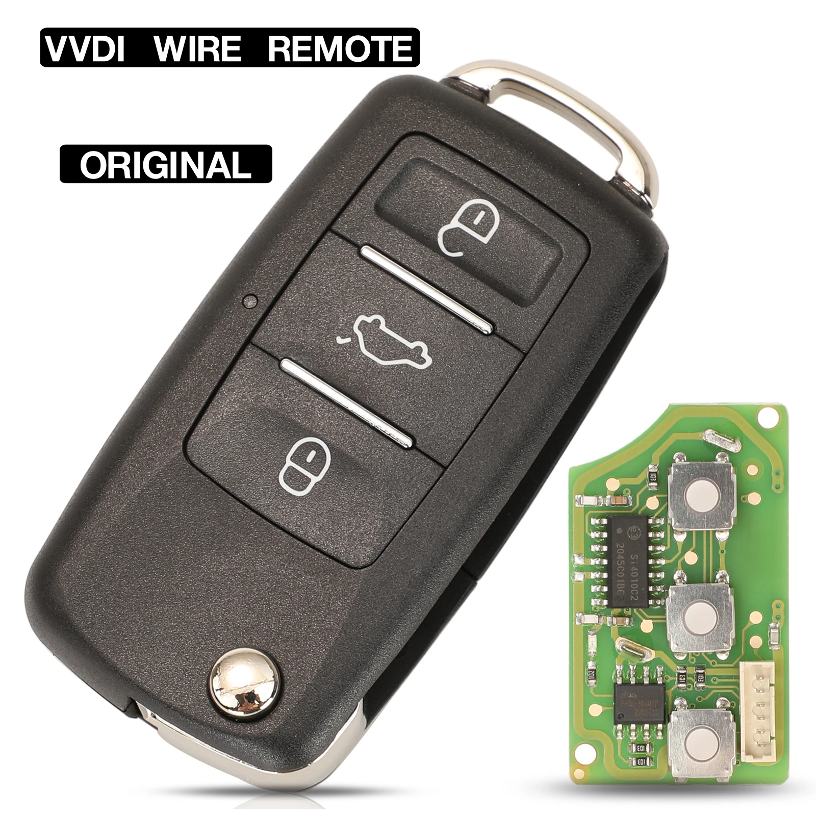 Jingyuqin 3 кнопки PN:XKB510EN Xhorse VVDI проводной универсальный Супер складной Автомобильный ключ с дистанционным управлением для VW B5 Тип английская ве...
Jingyuqin 3 кнопки PN:XKB510EN Xhorse VVDI проводной универсальный Супер складной Автомобильный ключ с дистанционным управлением для VW B5 Тип английская ве...