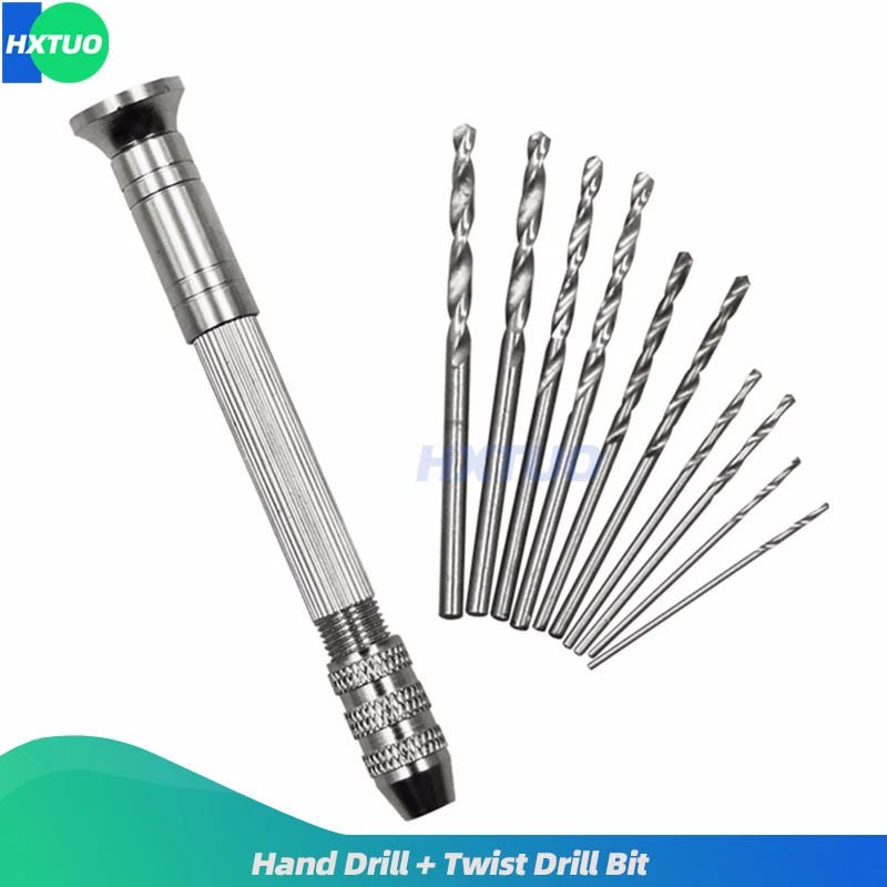 Mini Micro Aluminum Hand Drill With Keyless Chuck HSS Twist Drill Bit Woodworking Drilling Rotary Tools Hand Drill Manual
Mini Micro Aluminum Hand Drill With Keyless Chuck HSS Twist Drill Bit Woodworking Drilling Rotary Tools Hand Drill Manual