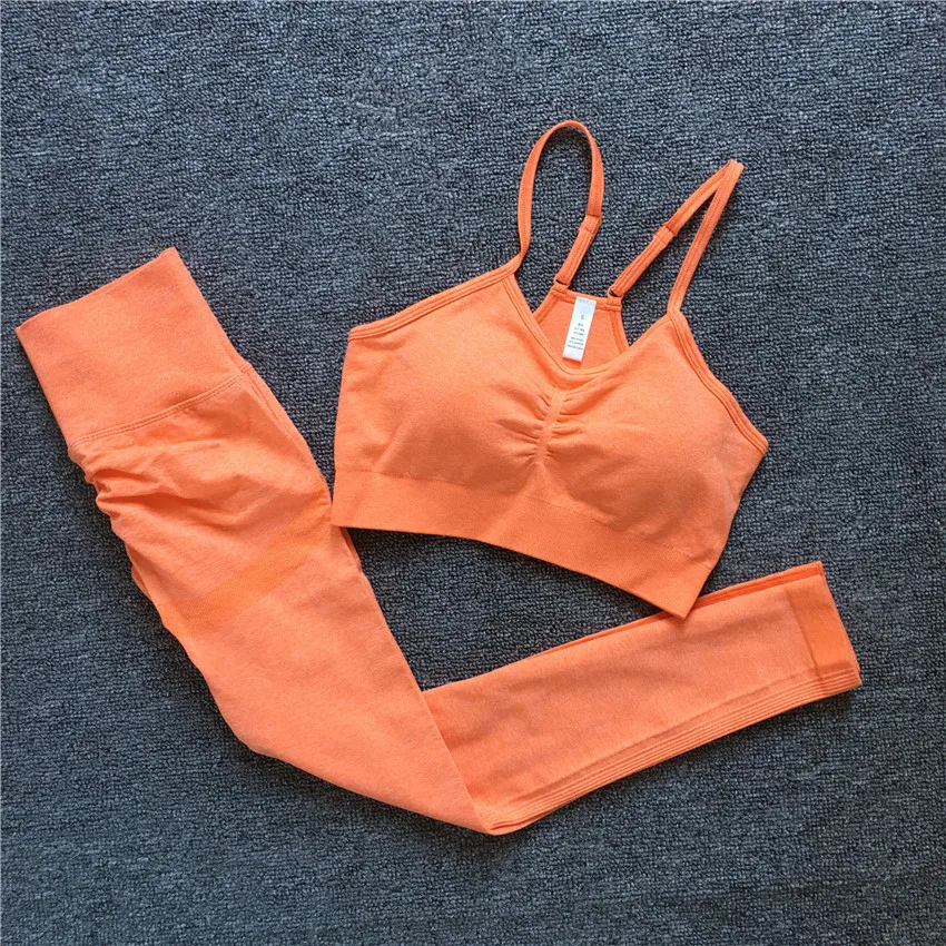 2pcs/set Vital Women Sport Suit Yoga Set Gym Workout Clothes Long Sleeve Fitness Crop Top + High Waist Energy Seamless Leggings
2pcs/set Vital Women Sport Suit Yoga Set Gym Workout Clothes Long Sleeve Fitness Crop Top + High Waist Energy Seamless Leggings