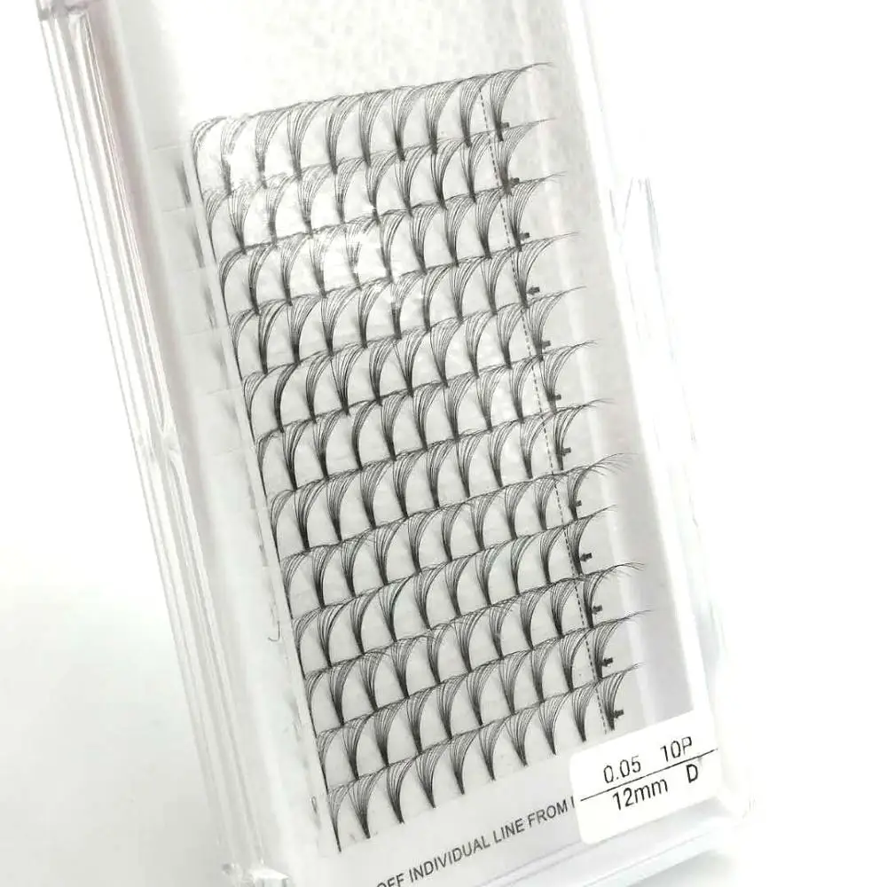 premade fans eyelash extension 0.05mm, 0.07mm, 0.1mm 10d short stem russian volume fans eyelash fan lashes planting lashes
premade fans eyelash extension 0.05mm, 0.07mm, 0.1mm 10d short stem russian volume fans eyelash fan lashes planting lashes