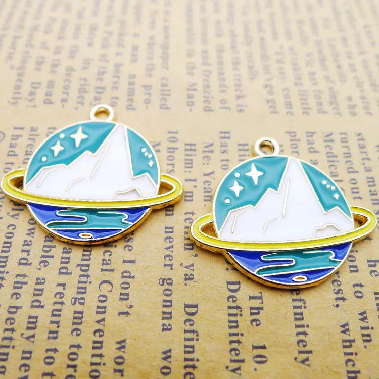 4pcs/Lot 25x30mm Antique Silver Color Enamel Oil Drop Alloy Planet Charms Pendants for DIY Jewelry Making Charm
4pcs/Lot 25x30mm Antique Silver Color Enamel Oil Drop Alloy Planet Charms Pendants for DIY Jewelry Making Charm