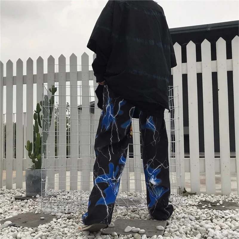 Summer Casual Loose Wide Leg Trouser Hip Hop Joggers E Girl y2k Women's Pants Harajuku Street Gothic Retro Punk Trousers Female
Summer Casual Loose Wide Leg Trouser Hip Hop Joggers E Girl y2k Women's Pants Harajuku Street Gothic Retro Punk Trousers Female