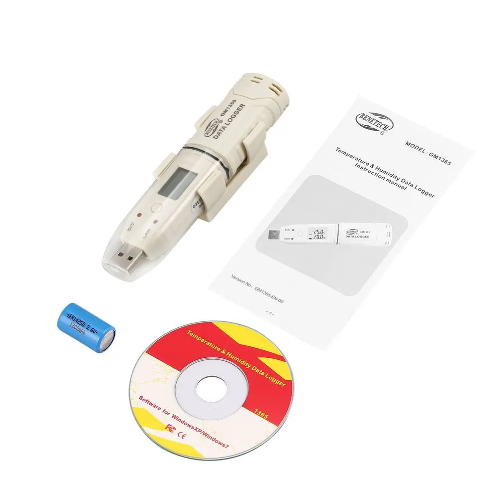 GM1365 Digital Humidity Temperature Data Logger Meter LCD Digital Auto USB Flash Disk Pen Type Recorder Thermometer
GM1365 Digital Humidity Temperature Data Logger Meter LCD Digital Auto USB Flash Disk Pen Type Recorder Thermometer