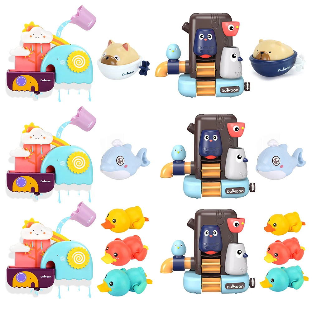 Children's Bath Toy With Suction Cup Water Droplet Spinning Cloud Toy Rowing Boat Dolphin Gun Water Toy Duck Toy
Children's Bath Toy With Suction Cup Water Droplet Spinning Cloud Toy Rowing Boat Dolphin Gun Water Toy Duck Toy