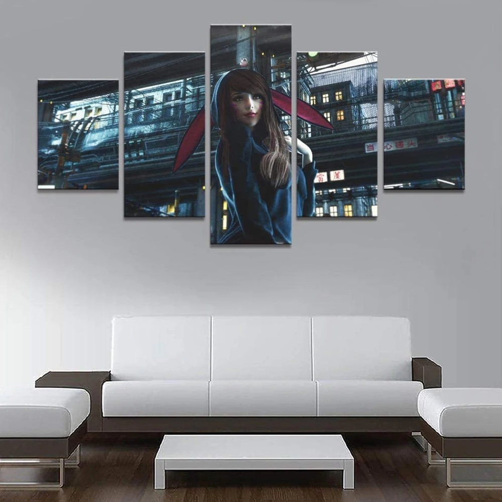 5 Piece Wall Art Canvas Prints Anime Manga Pictures Rabbit Figure Posters Living Home Decor Modern Bedroom Decoration Paintings
5 Piece Wall Art Canvas Prints Anime Manga Pictures Rabbit Figure Posters Living Home Decor Modern Bedroom Decoration Paintings
