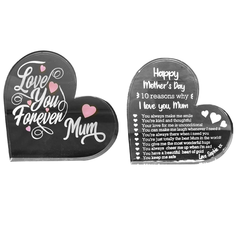 Personalized Acrylic Heart Decoration For Table Decor Tableshow Mothers Day Ornaments Wedding Decoration On Desktop Party Favors
Personalized Acrylic Heart Decoration For Table Decor Tableshow Mothers Day Ornaments Wedding Decoration On Desktop Party Favors