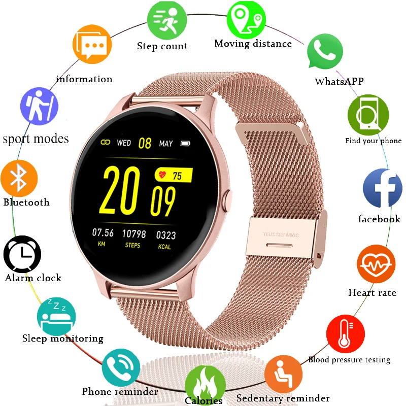 2021 Smart Watch Women Men Heart Rate Blood Pressure Information Remind Sport Multifunctional Waterproof Smartwatch+Box
2021 Smart Watch Women Men Heart Rate Blood Pressure Information Remind Sport Multifunctional Waterproof Smartwatch+Box